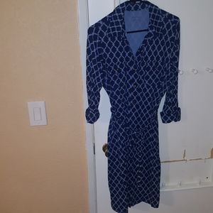 Charters Club Shirt Dress Blue